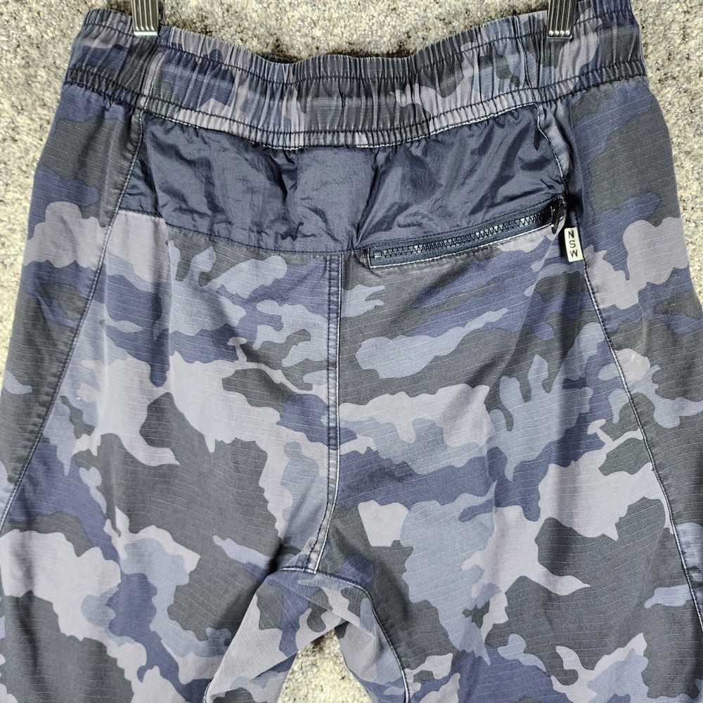 Nike NSW Jogger Pants Mens Small Blue Camo Ripstop Nylon Overlay Excellent - Picture 7 of 16